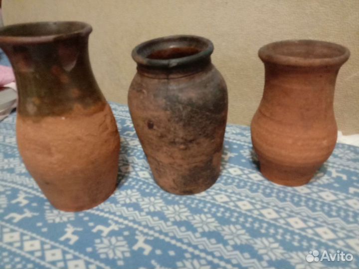 Глиняная крынка