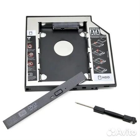 Адаптер DVD на HDD SSD для ноутбука