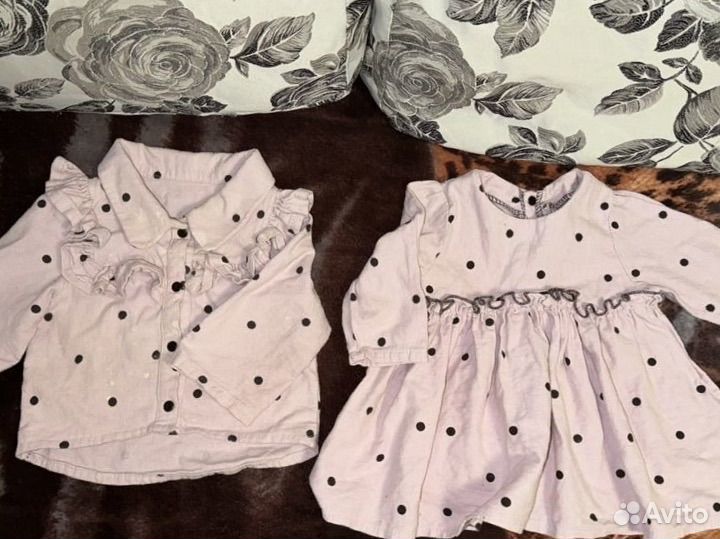 Вещи пакетомна девочку 56-68