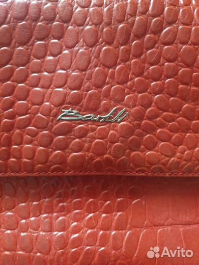 Сумка клатч натуральная кожа