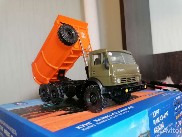 Модель камаз-4310 самосвал U-образный кузов