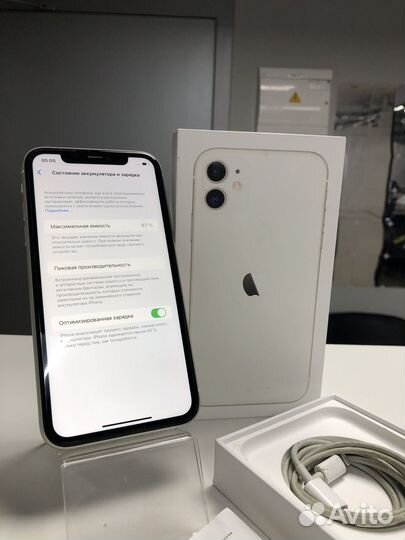 iPhone 11 128gb белый идеал