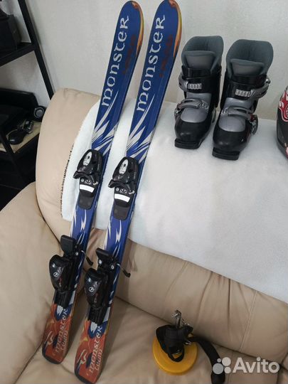 Горные лыжи детские 110 с ботинками