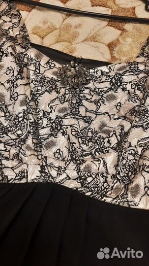 Вечернее платье 48 размер черное