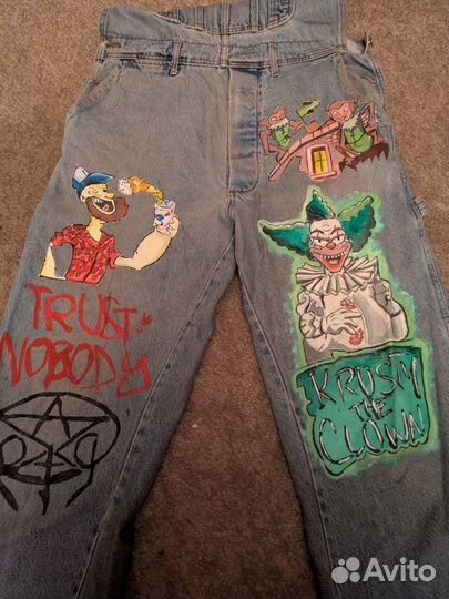 Джинсы комбинезон guess с подтяжками