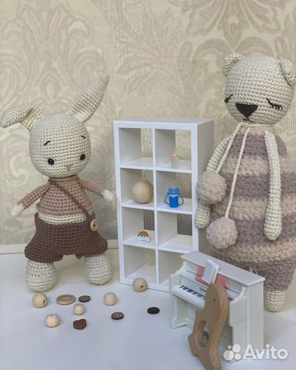 Вязанные игрушки ручной работы