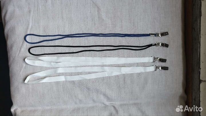 Шнурок, тесьма с карабином, ланъярд лента бейджей