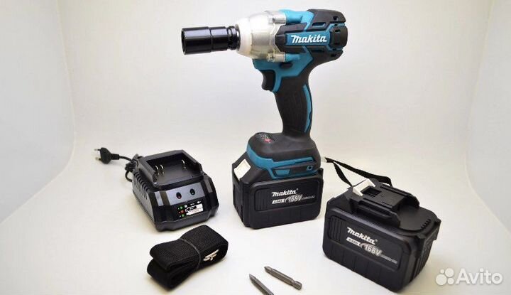 Гайковерт аккумуляторный makita с ударом