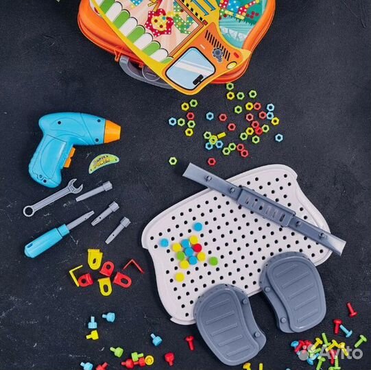 Конструктор с шуруповертом Creativ magic panel