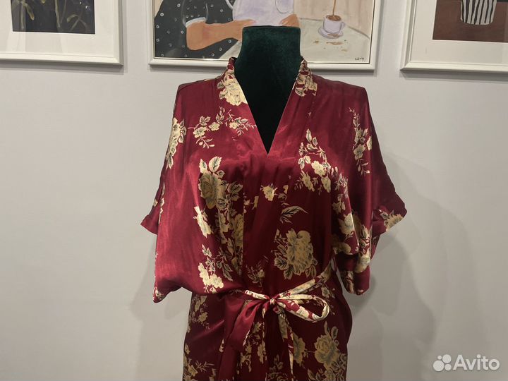 Пеньюар и халат комплект женский 42 44