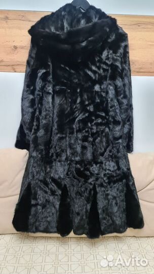Шуба норковая черный бриллиант 46-48