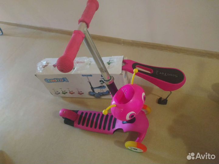 Самокат, беговел, скейт 3 в одном