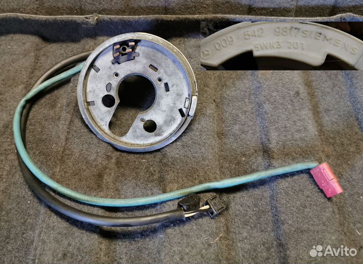 Датчик угла поворота, шлейф на Mercedes W124