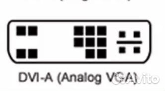Адаптер переходник vgi f - dvi-A для монитора