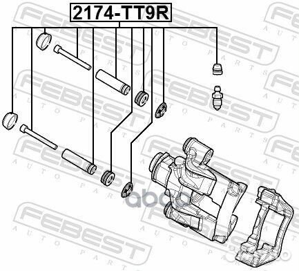 Ремком.суппорта пер.ford transit TT9 2006-2013