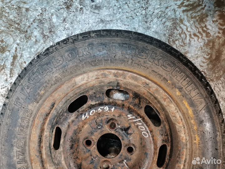 Колесо 1шт R13 4 100 165/70