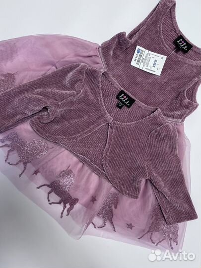 Нарядное платье для девочки 80 86