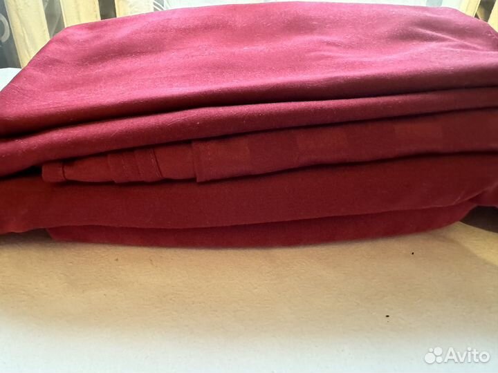 Сатиновый комплект белья 2спальный с 2простынями