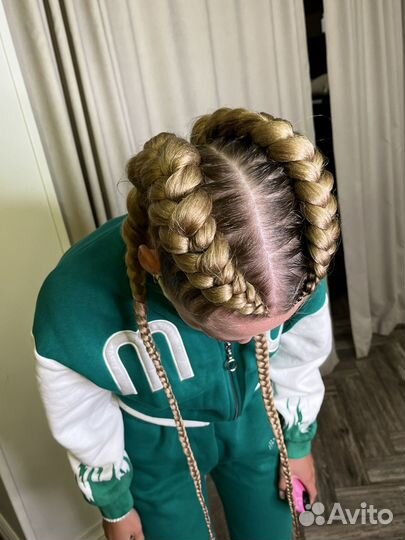 Брейды с материалом и без, афрохвост