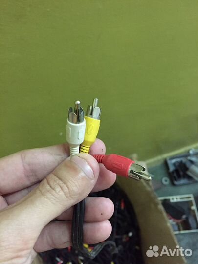 RCA кабели, тюльпаны, аналоговые