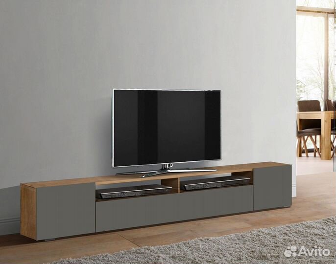 Тумба новая в стиле минимализм серая