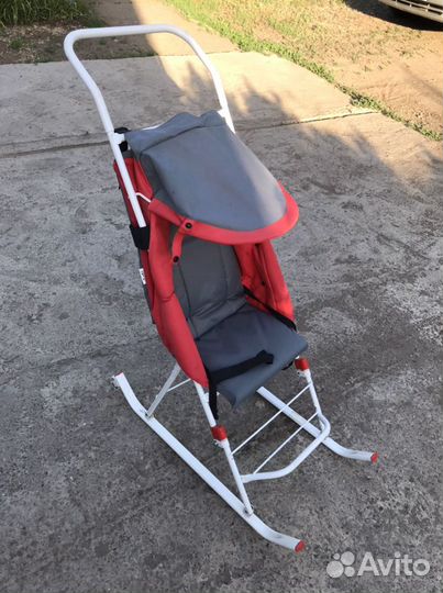 Санки с колесами