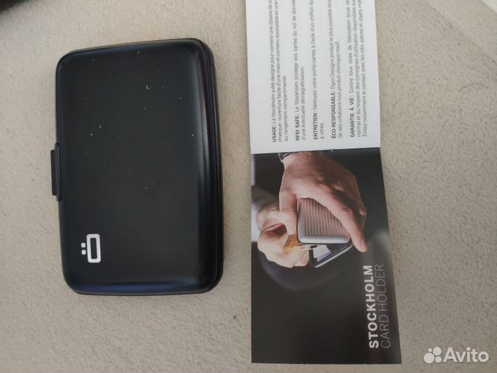 Кошелек-кейс Франция для кредитных карт с защитой