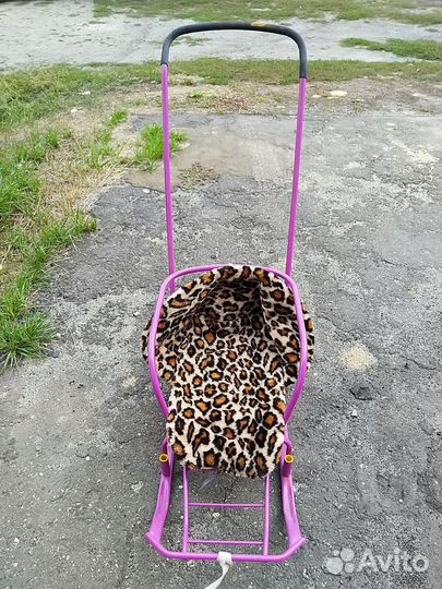 Детские санки с колесами