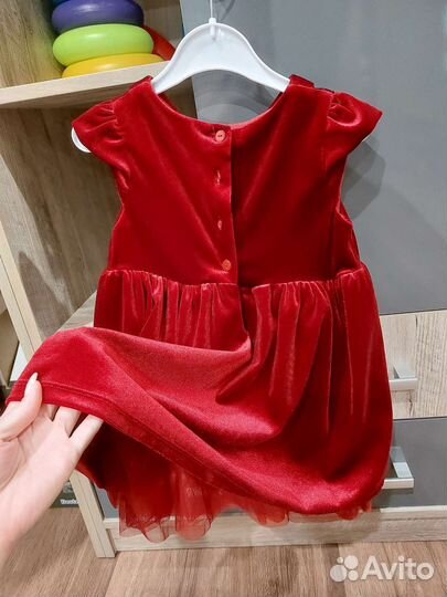 Платье велюровое H&M