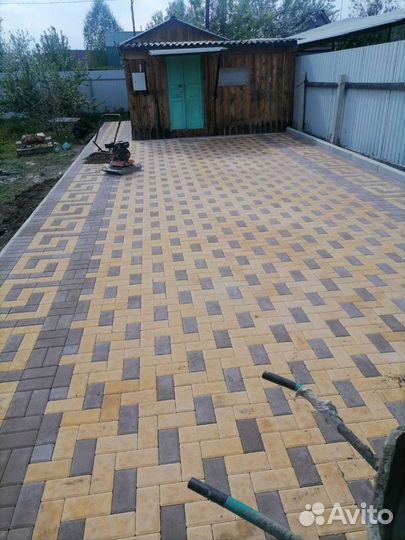 Укладка брусчатки