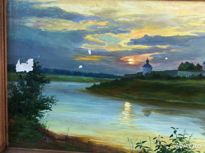 Картина В.Д. Калинин «Старицкие силуэты»1999 г