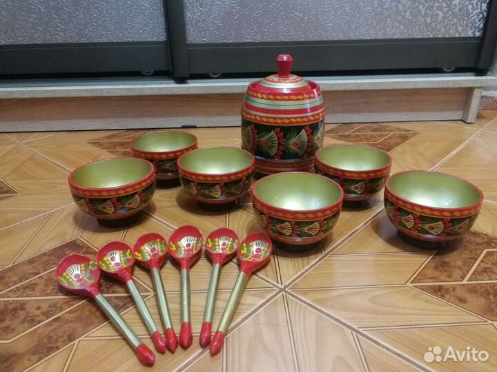 Посуда Хохлома декоративная