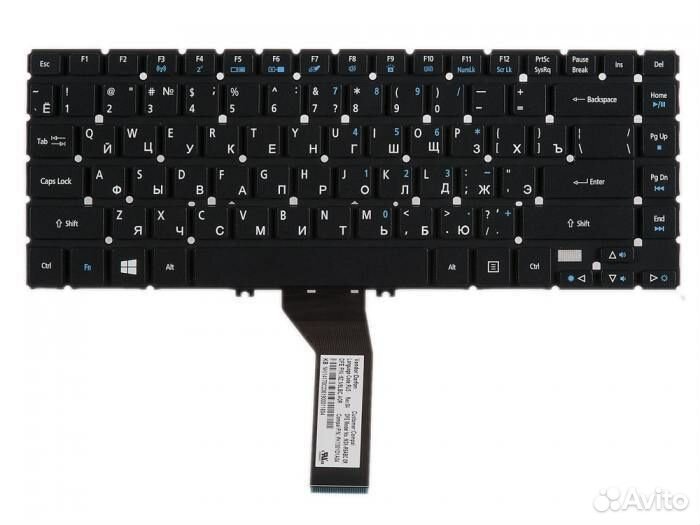 Клавиатура для Acer R7-571 R7-572 c подсветкой p