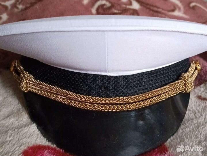 Фуражка парадная белая 59