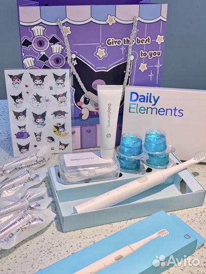 Электрическая зубная щетка xiaomi в наборе