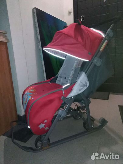 Коляска санки