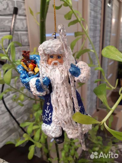 Ватные елочные игрушки новые