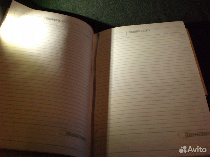 Новые недатированные ежедневники и еженедельник