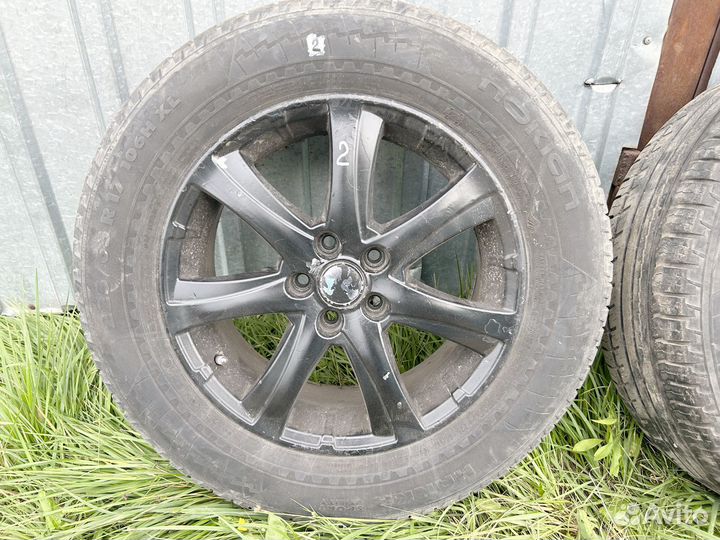 Литые диски R17 с резиной nokian Volvo XC90