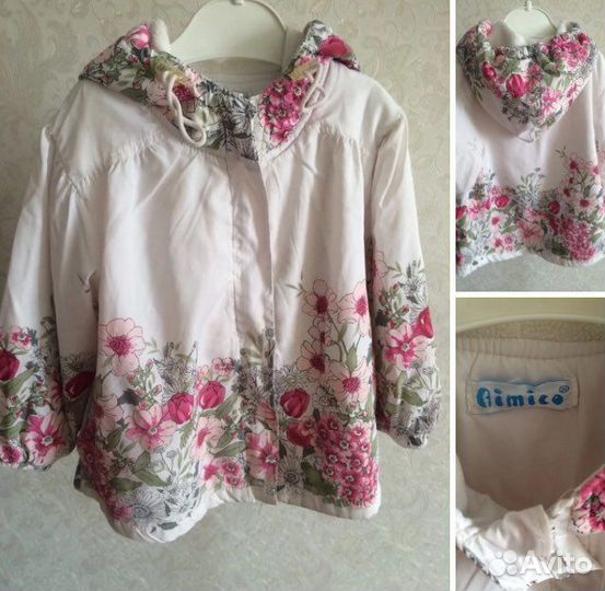 Верхняя одежда для девочки с 1 годика до 4 лет