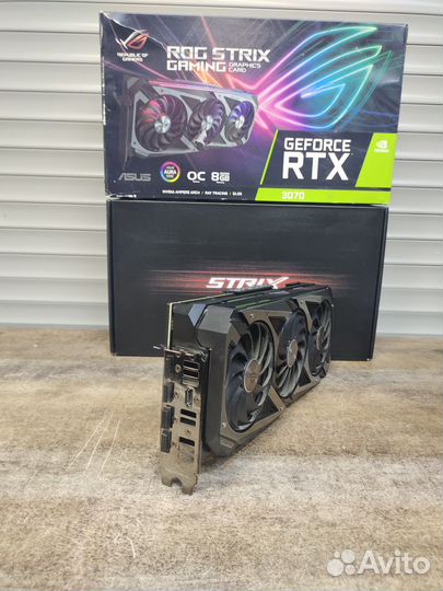 Видеокарта GeForce RTX 3070 asus ROG-strix-RTX3070