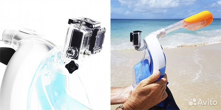 Маска для подводного плавания снорклинга Easybreat