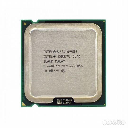 Сокет 775 Core2Quad Q9450 2,66/12/1333 slawr