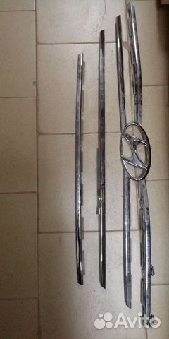 Молдинги решетки радиатора Hyundai Tucson 3 2018