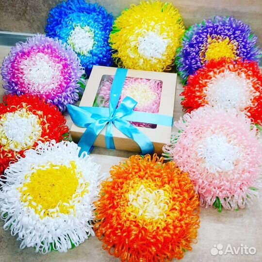 Мочалка ручной работы