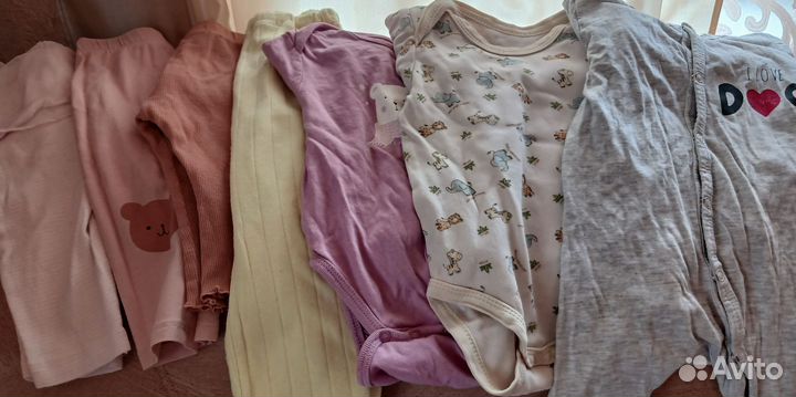 Детские вещи пакетом девочку 68-80