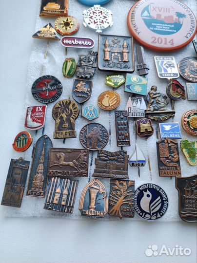 Значки кпсс, Прибалтика тяжёлые), иностран