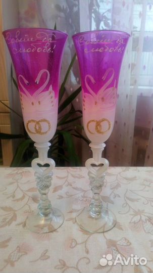 Фужеры свадебные