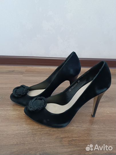 Туфли натуральная замша