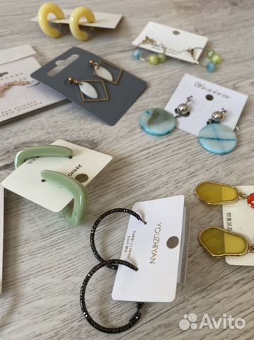 Бижутерия серьги
